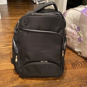 XLR8 Black Diaper Bag Backpack